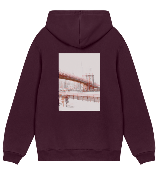 Broklyn bridge - regular hoodie – konstnärligt tryck från RealRareDesign