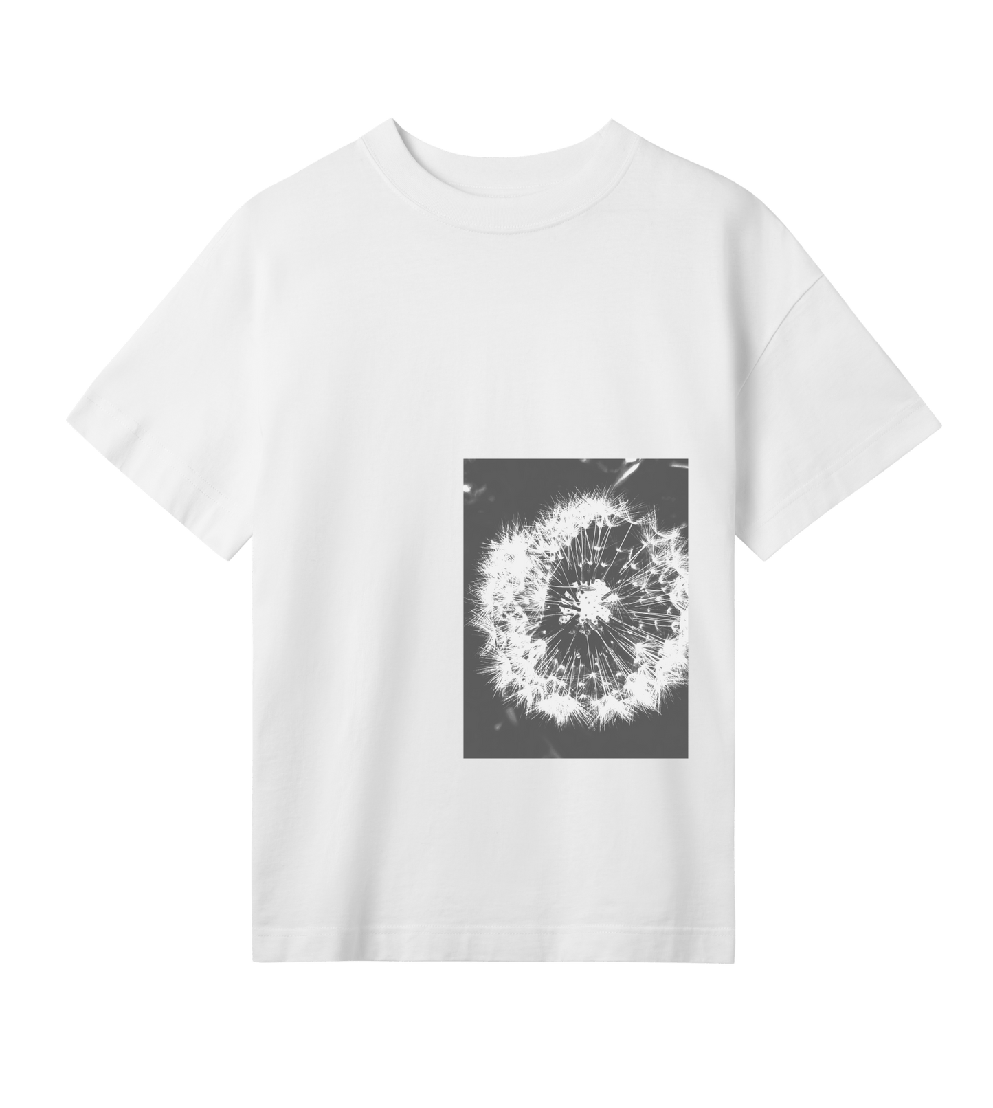 dandelion - oversized tee – konstnärligt tryck från RealRareDesign