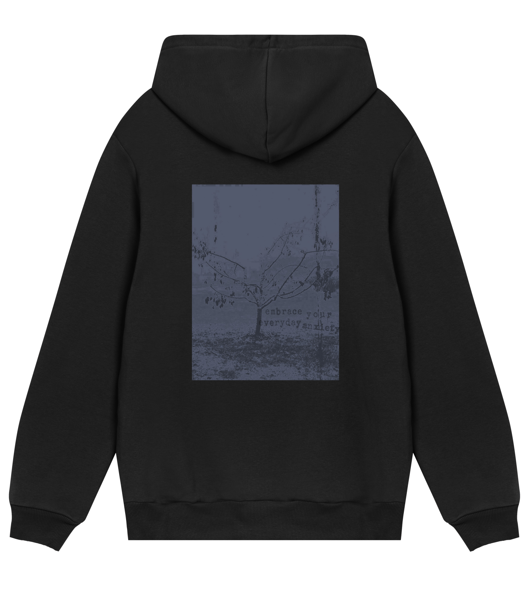 Everyday Anxiety - regular hoodie – konstnärligt tryck från RealRareDesign