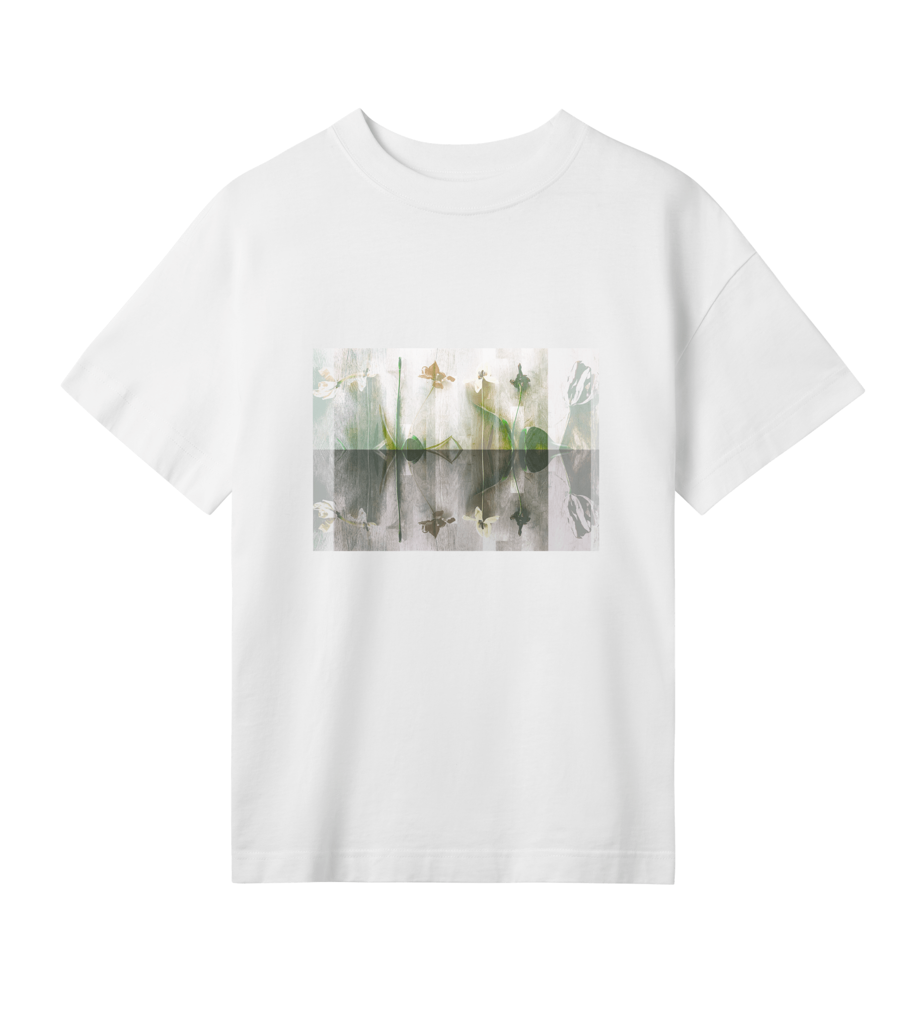 Mirroring - oversized tee – konstnärligt tryck från RealRareDesign