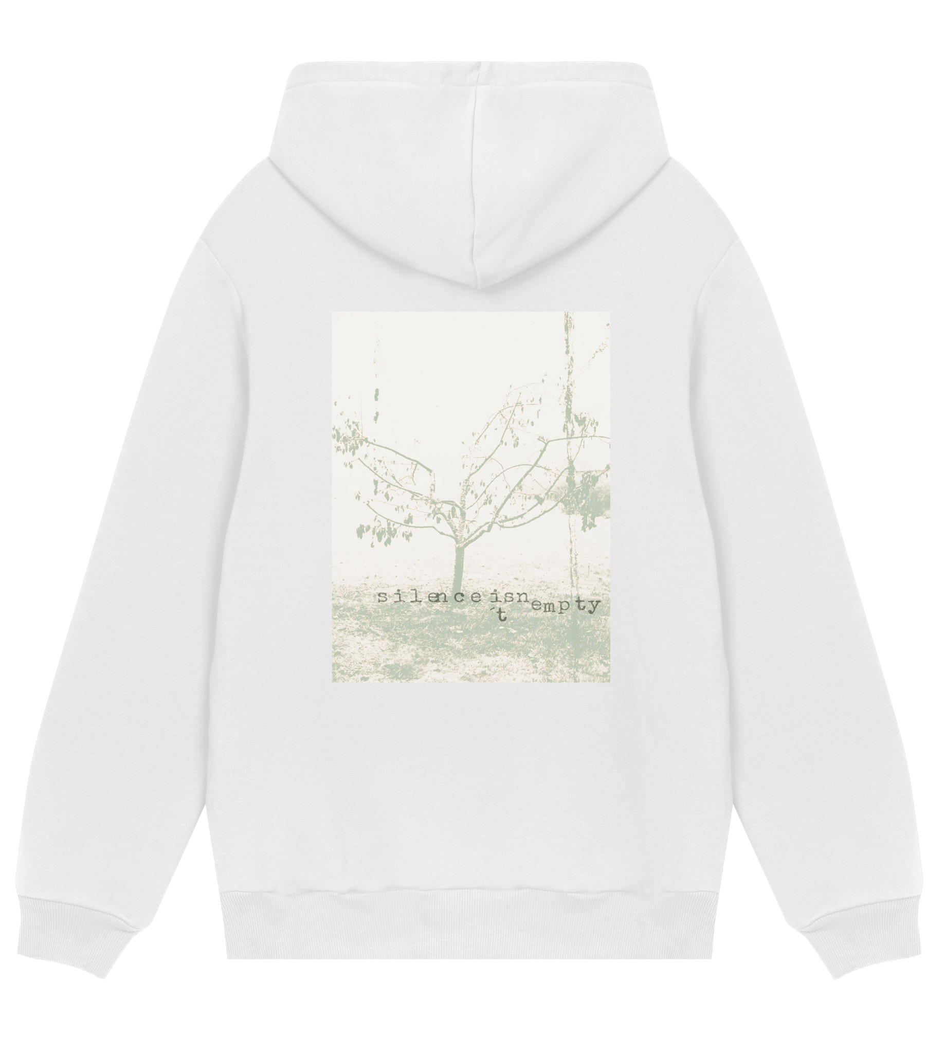 Silence - regular hoodie – konstnärligt tryck från RealRareDesign