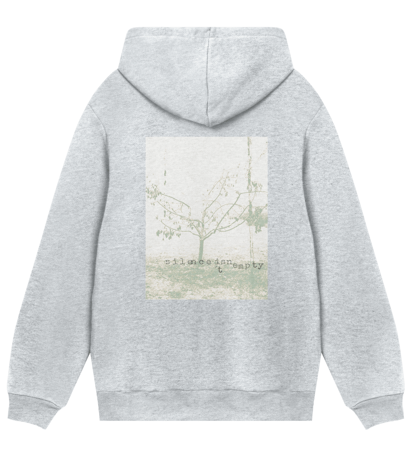 Silence - regular hoodie – konstnärligt tryck från RealRareDesign