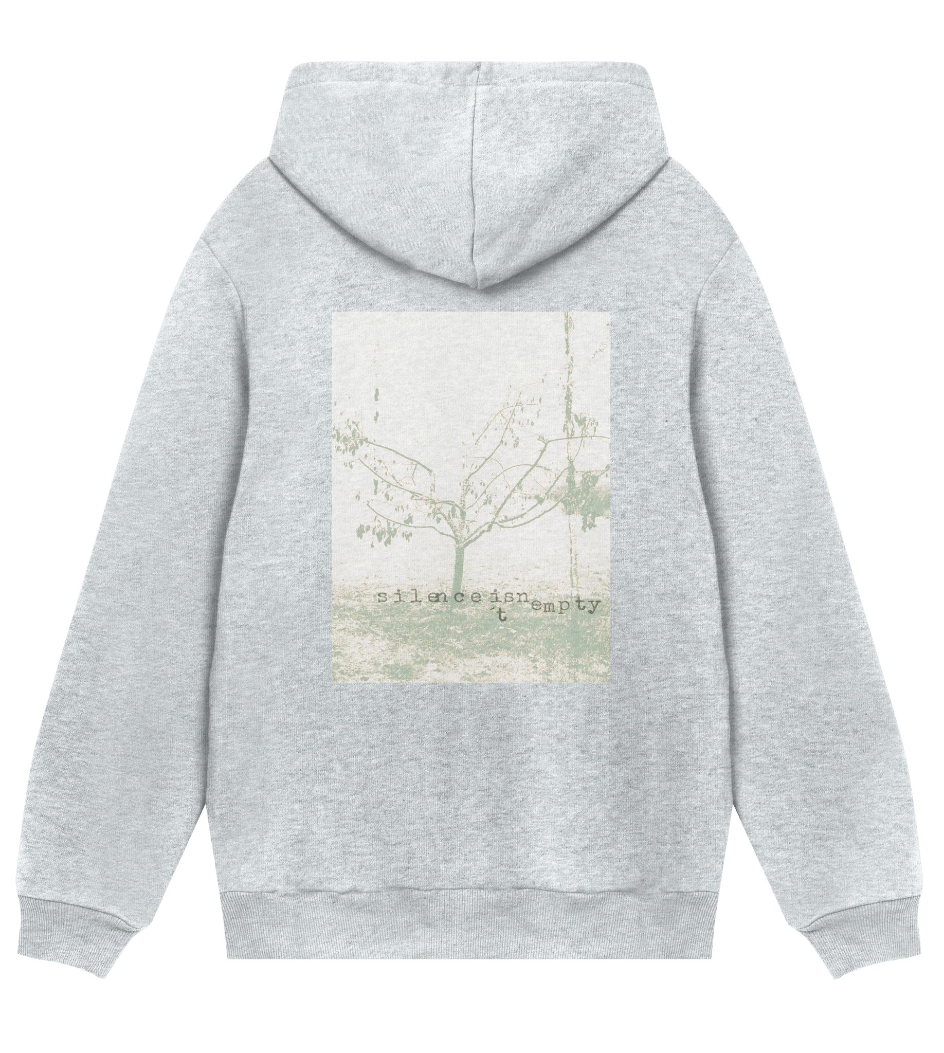 Silence - regular hoodie – konstnärligt tryck från RealRareDesign