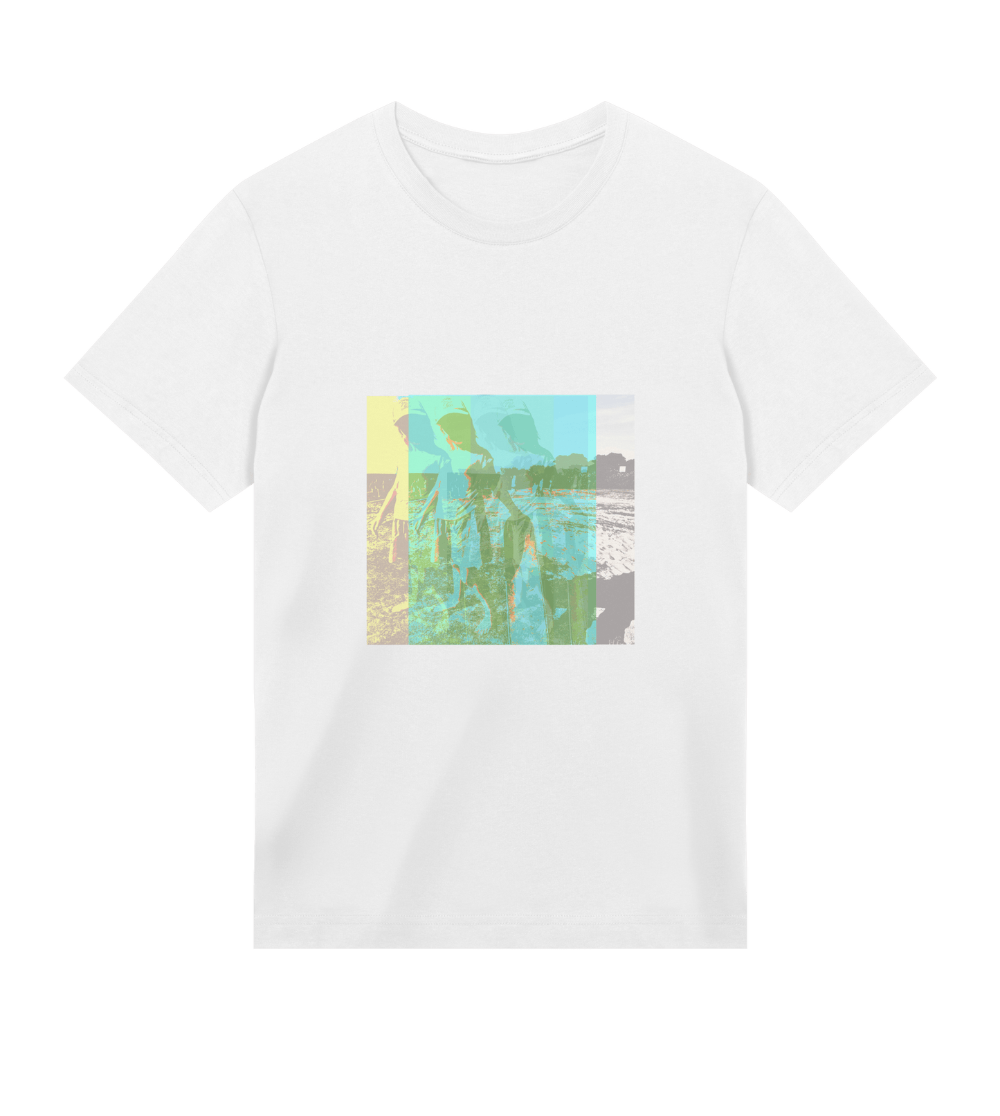 Skater girl - regular tee – konstnärligt tryck från RealRareDesign