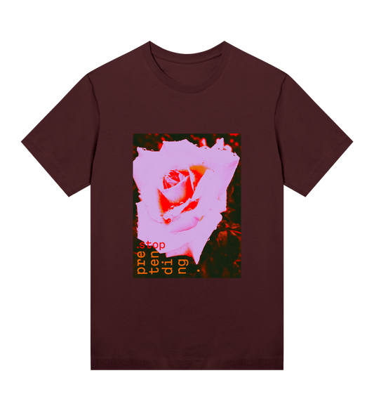 Stop pretending - regular tee – konstnärligt tryck från RealRareDesign