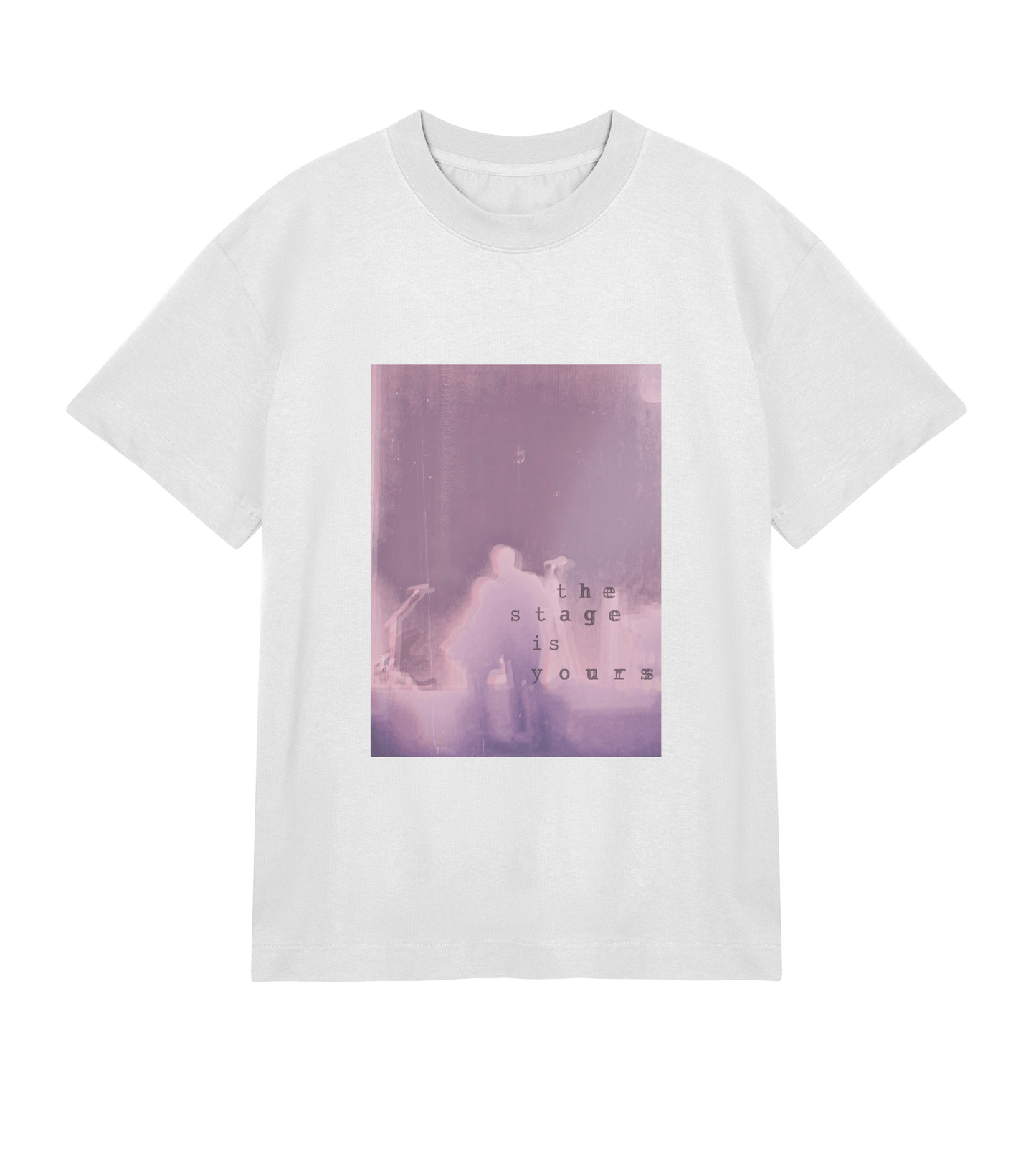 The stage - oversized tee – konstnärligt tryck från RealRareDesign