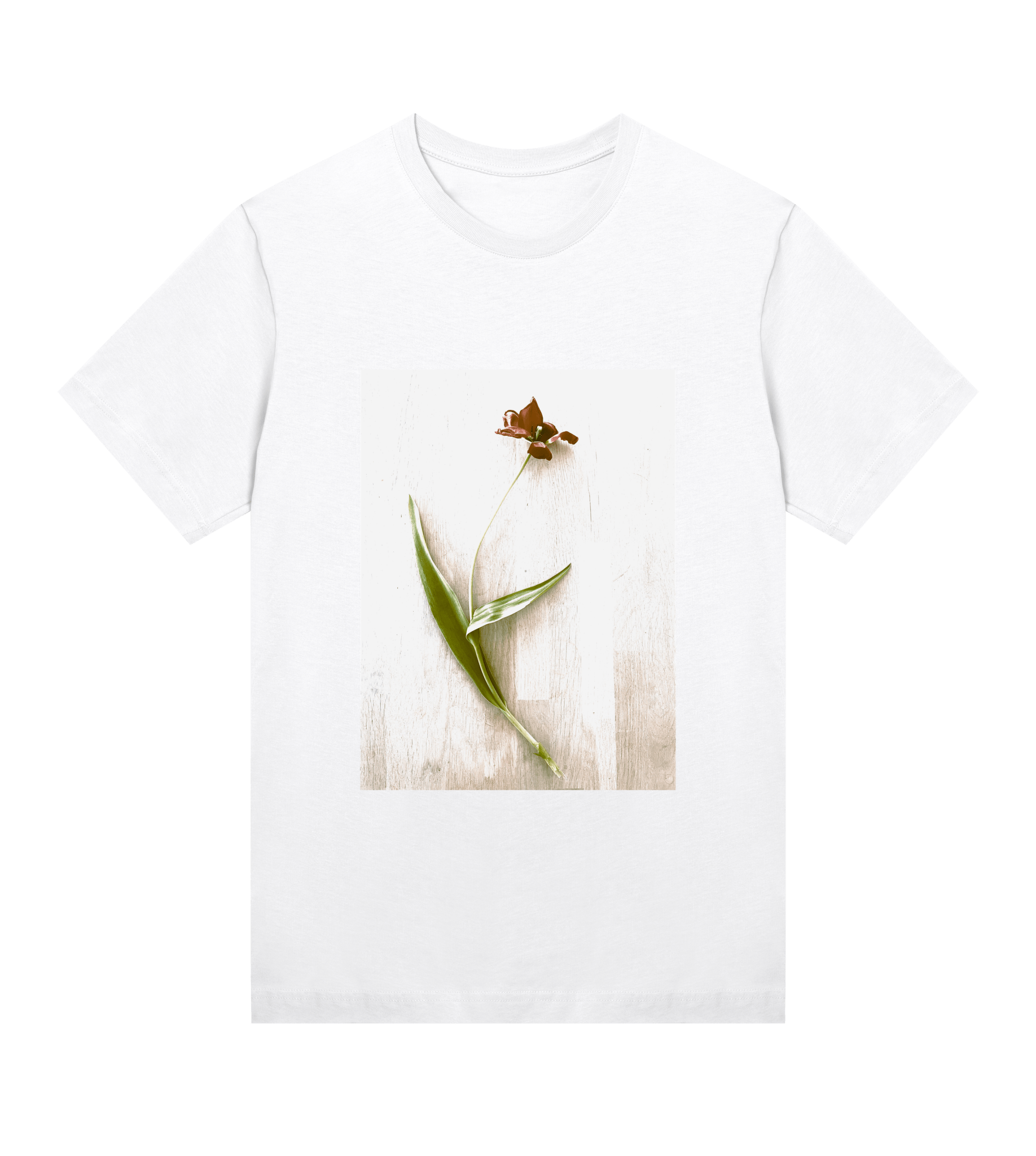 Tulip - regular tee – konstnärligt tryck från RealRareDesign