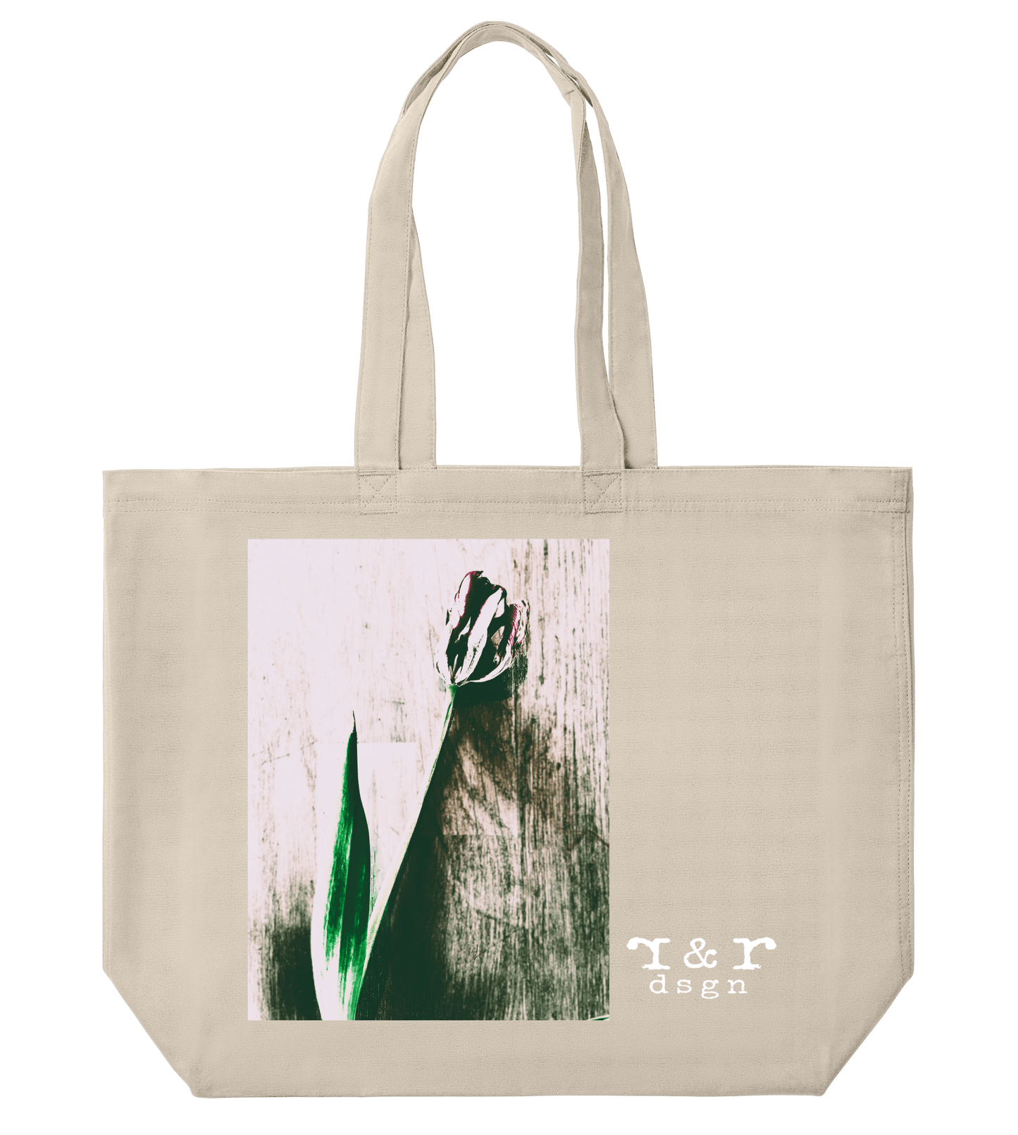 Tulips - large tote – konstnärligt tryck från RealRareDesign