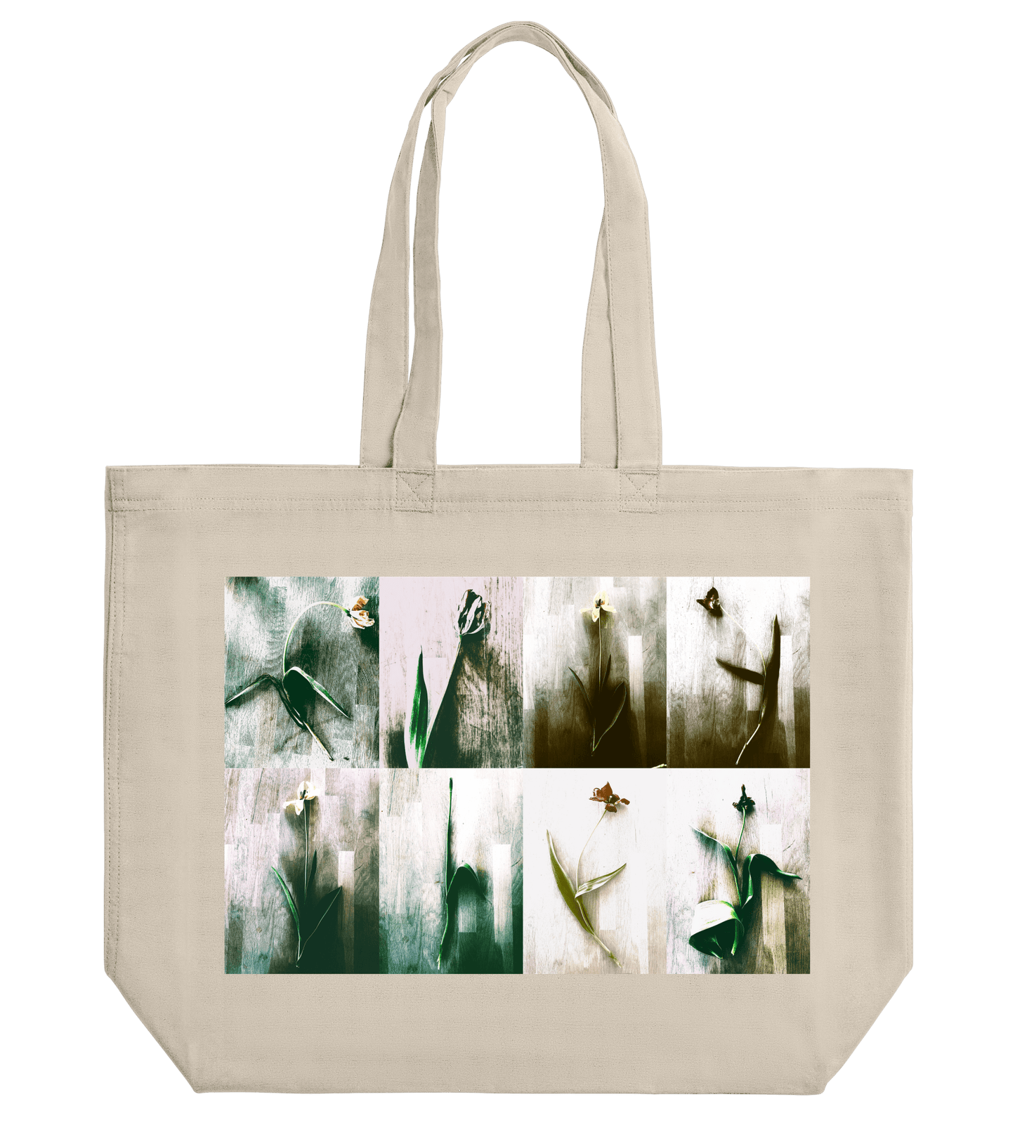 Tulips - large tote – konstnärligt tryck från RealRareDesign