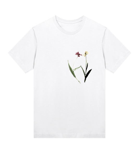 Two tulips - regular tee – konstnärligt tryck från RealRareDesign