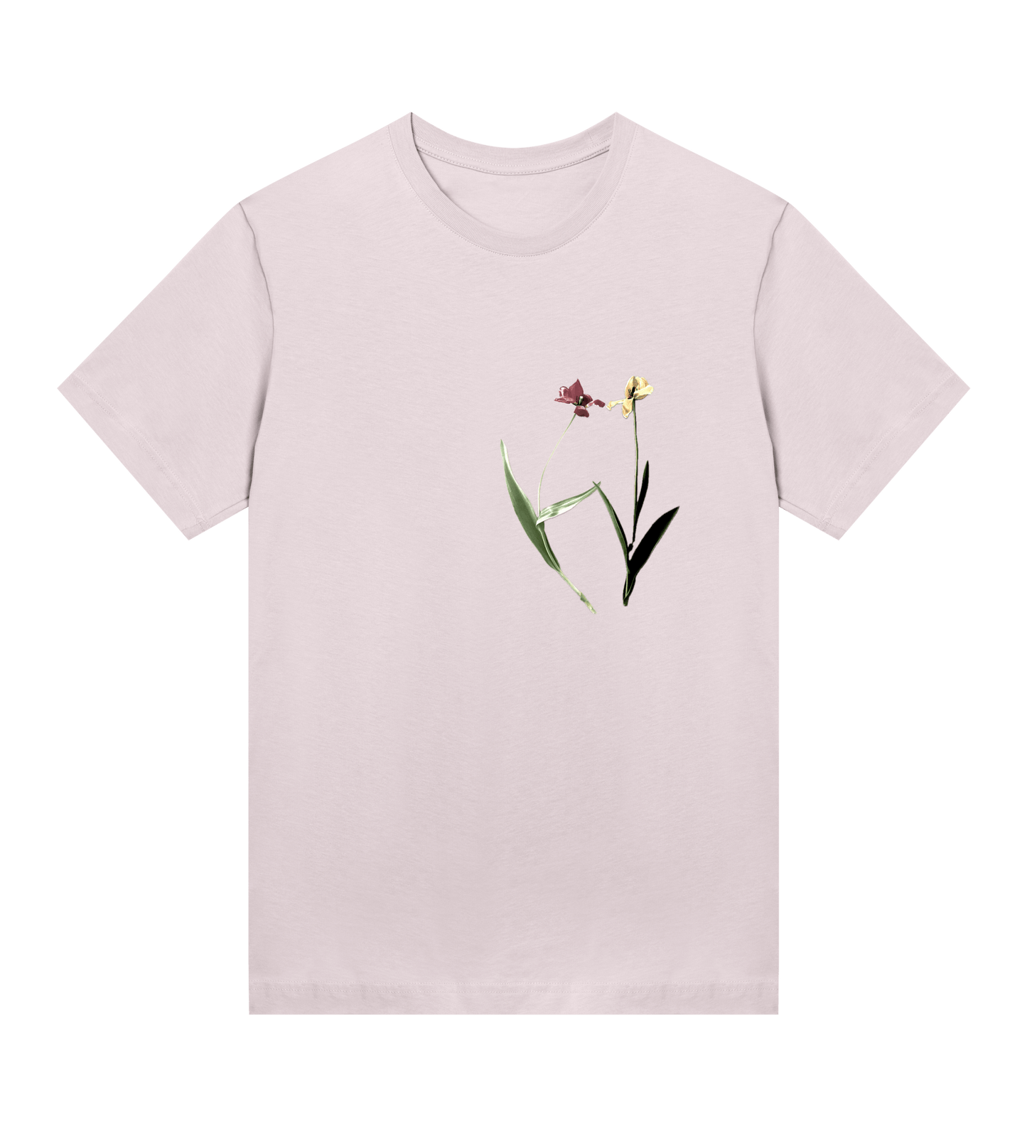 Two tulips - regular tee – konstnärligt tryck från RealRareDesign