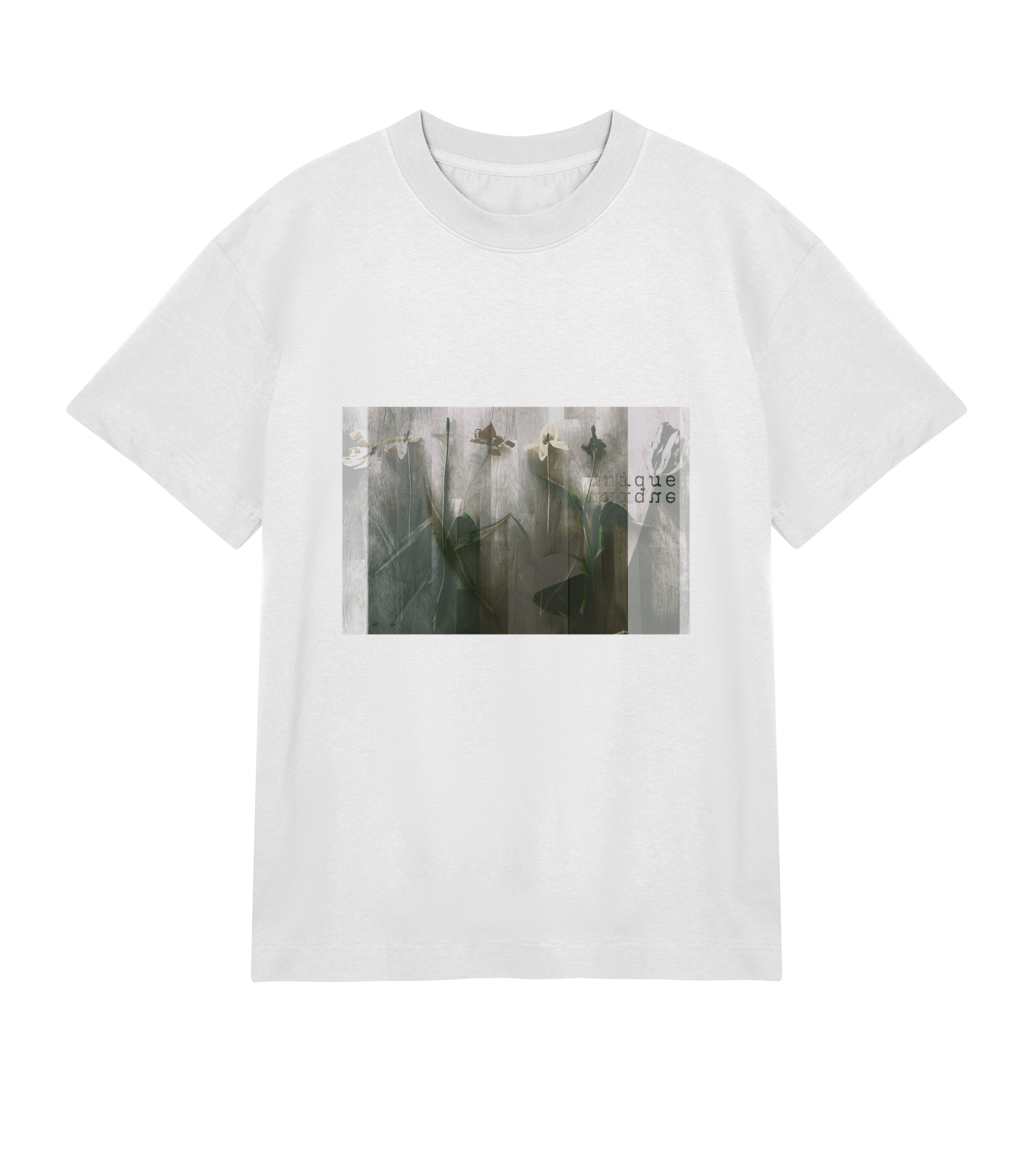Unique - oversized tee – konstnärligt tryck från RealRareDesign