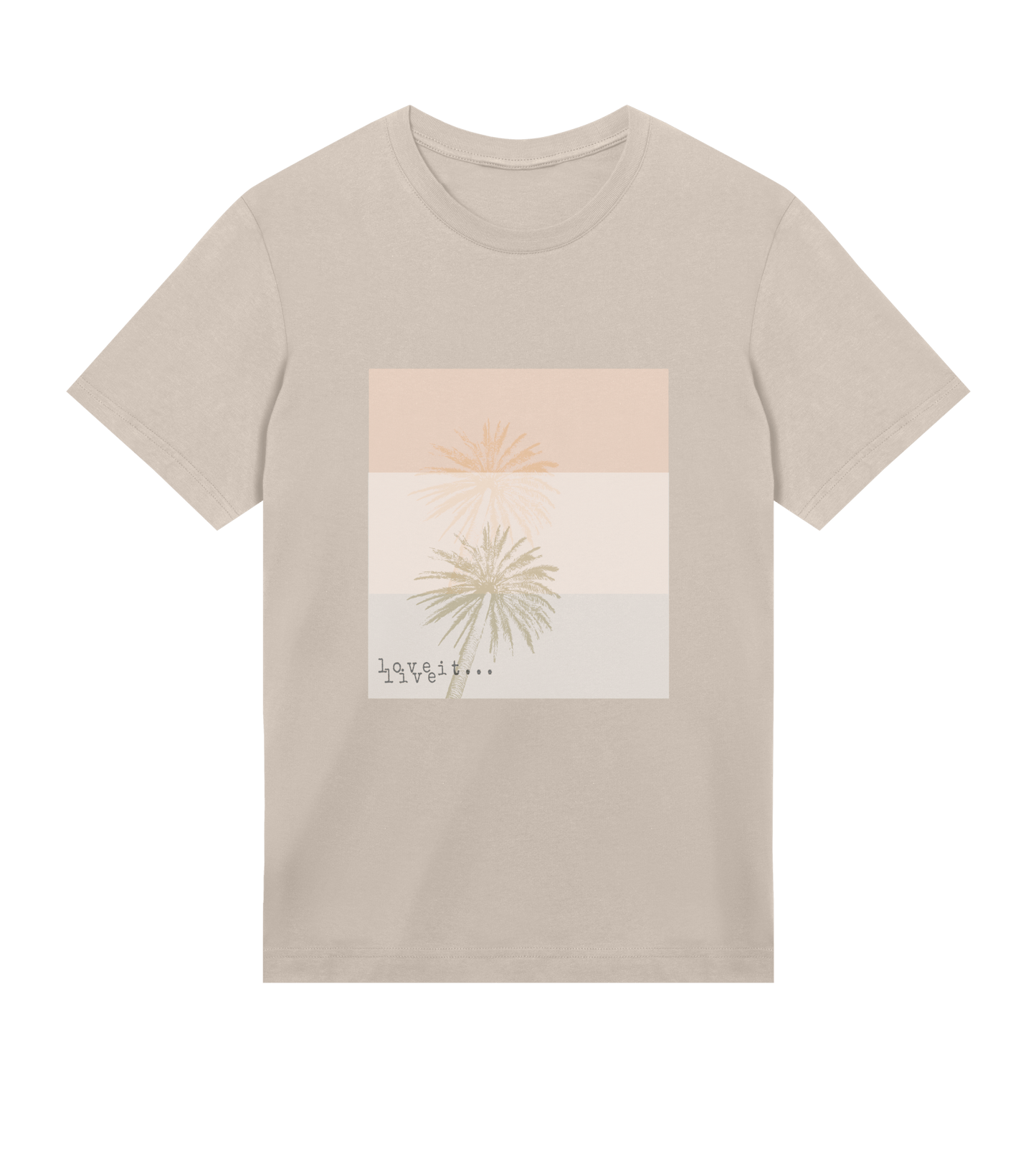 Love it - Regular tee – konstnärligt tryck från RealRareDesign